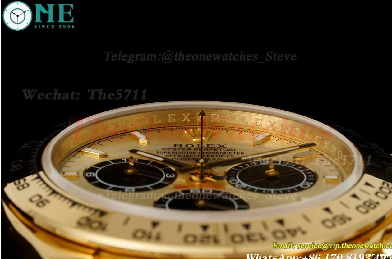 YG SH4131(Gain Daytona Blk Gold QF Weight) YG 126508 40mm 0207